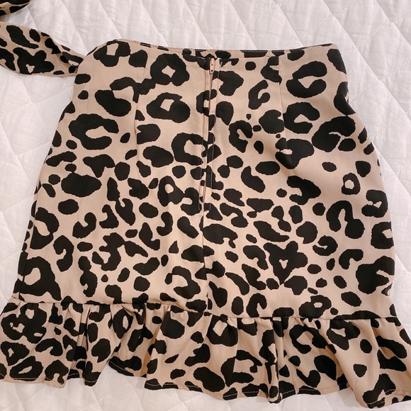 leopard wrap skirt - Picture 2 of 3